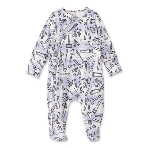 tool-time-bamboo-zipper-romper Tesa Babe - Sophia's StyleBaby Boy Clothes-1